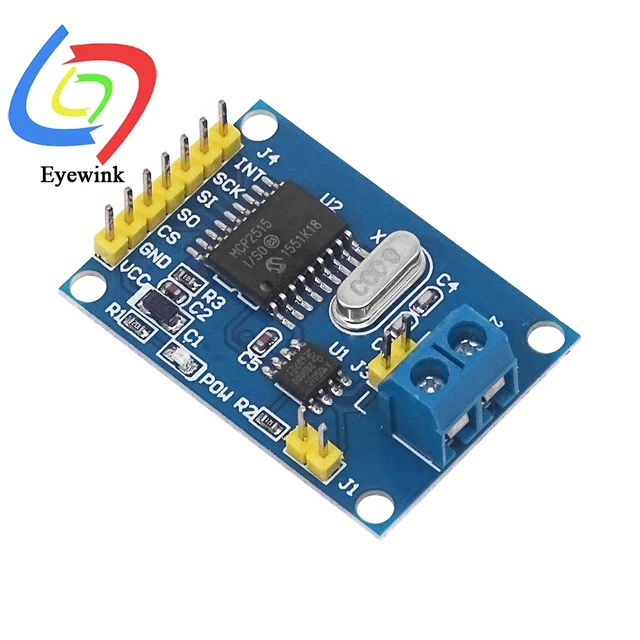 MCP2515 CAN Bus Module TJA1050 Receiver SPI For 51 For arduino Diy Kit MCU ARM controller