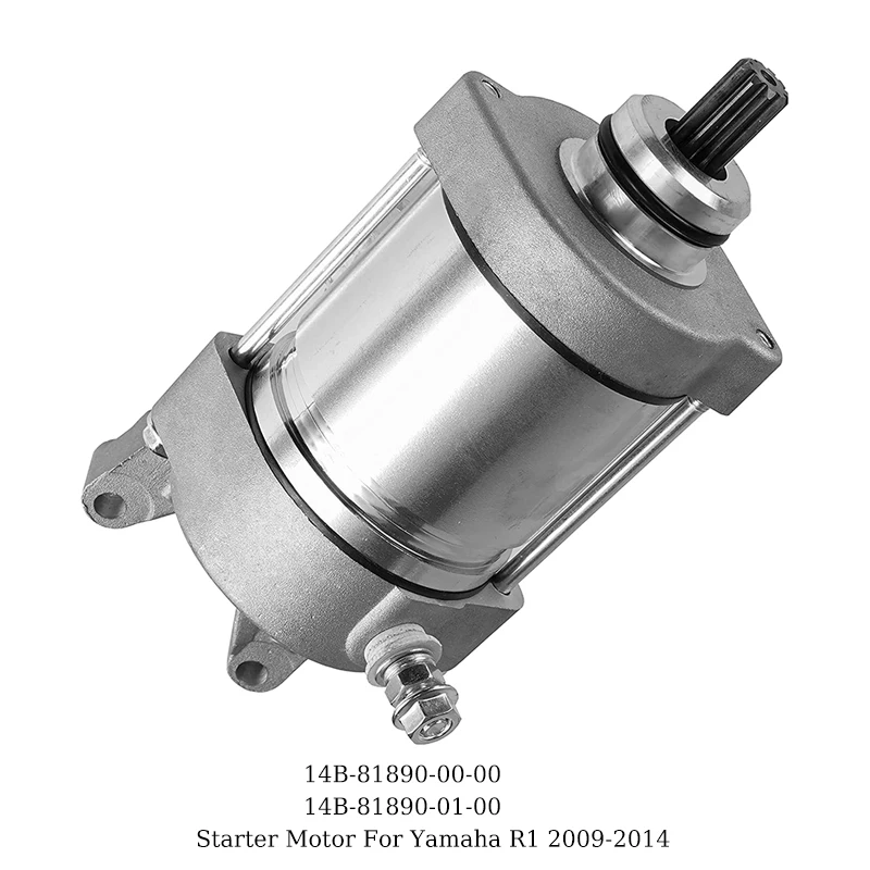 Muslimex Motorino Di Avviamento Per Yamaha Yzf-R1 2009-2014 Moto Moto Yamaha Yzfr1 Avviamento Motore Moto Parti Modificate