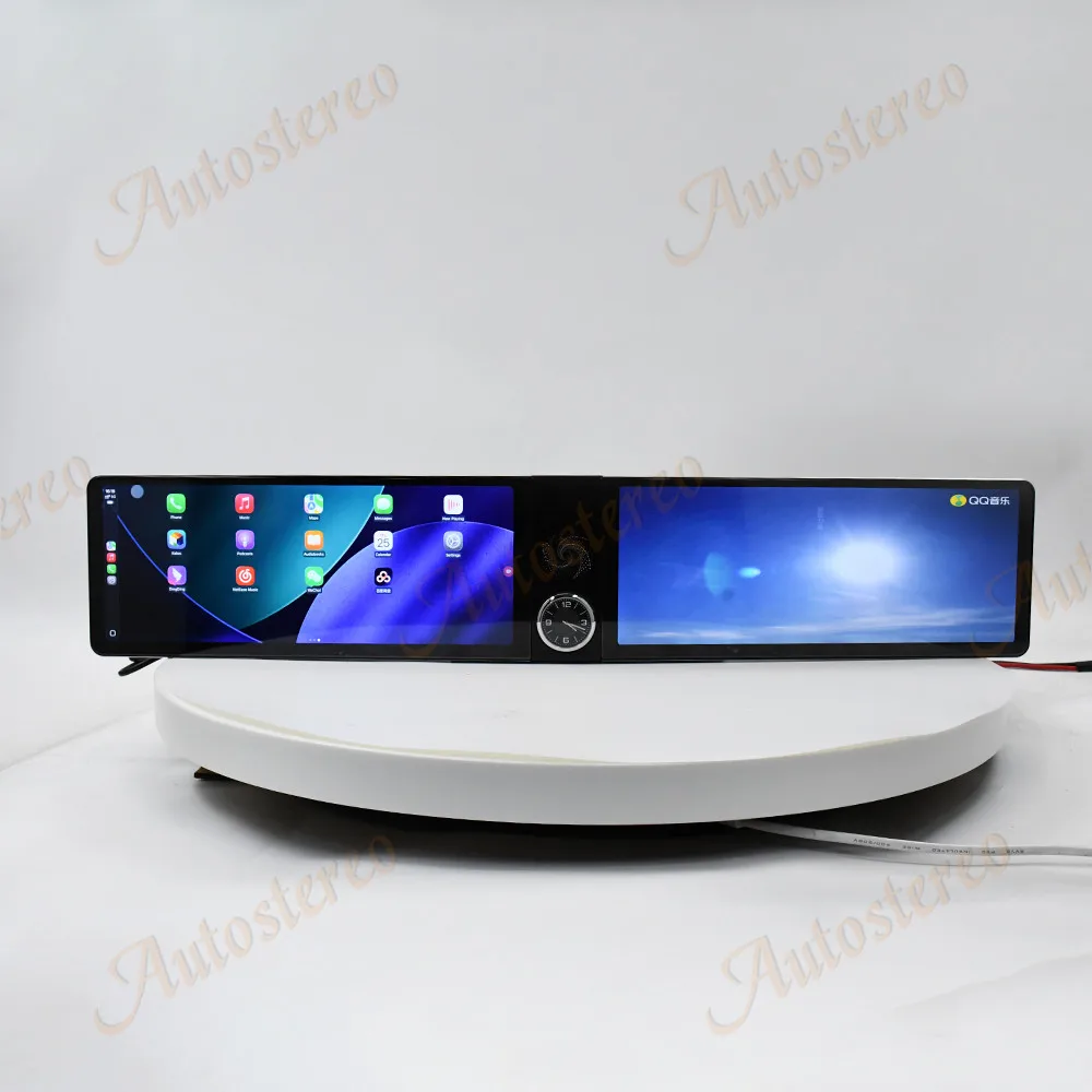 25 Dual Screen Carplay Android 14 Car GPS Navigation For BMW X3 F25 X4 F26 X4M 2