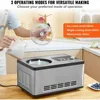 Automatic Ice Cream Maker with Built-in Compressor, 2 Quart No Pre-freezing Fruit Yogurt Machine, Stainless Steel 3