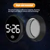 Vehicle Touchable Screen Clock Car Digital Watch Auto Electronic Clocks Alloy Shell Car Electronic Accessories 4