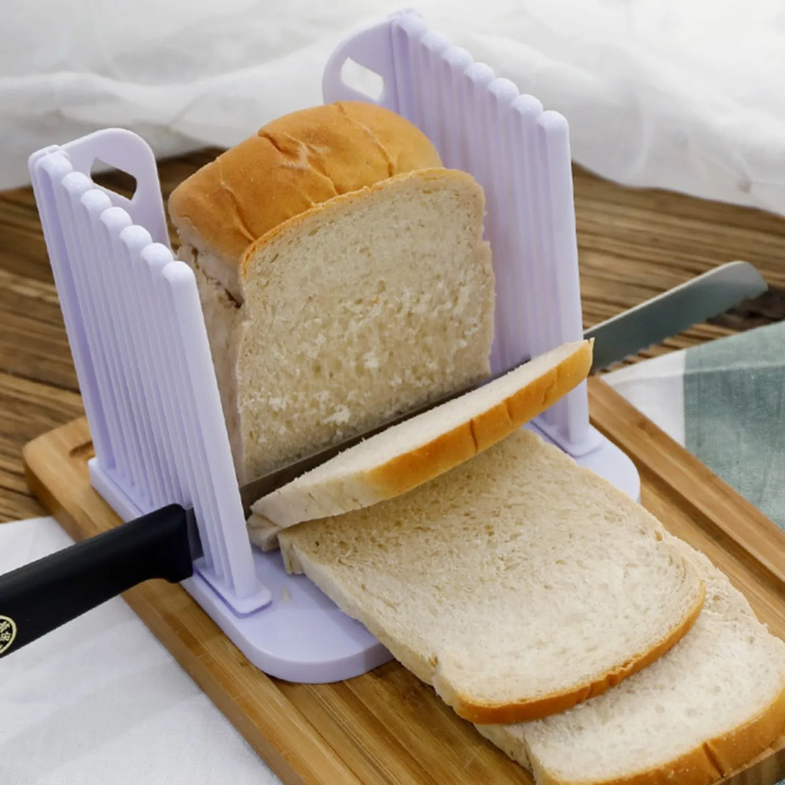Cutting Toast Slicer Mold Bread Loaf Kitchen Cutter Tools Loaf Ship Mold Cutter Pro Bread Slicer Rectangle Slicing Guide bread cutter