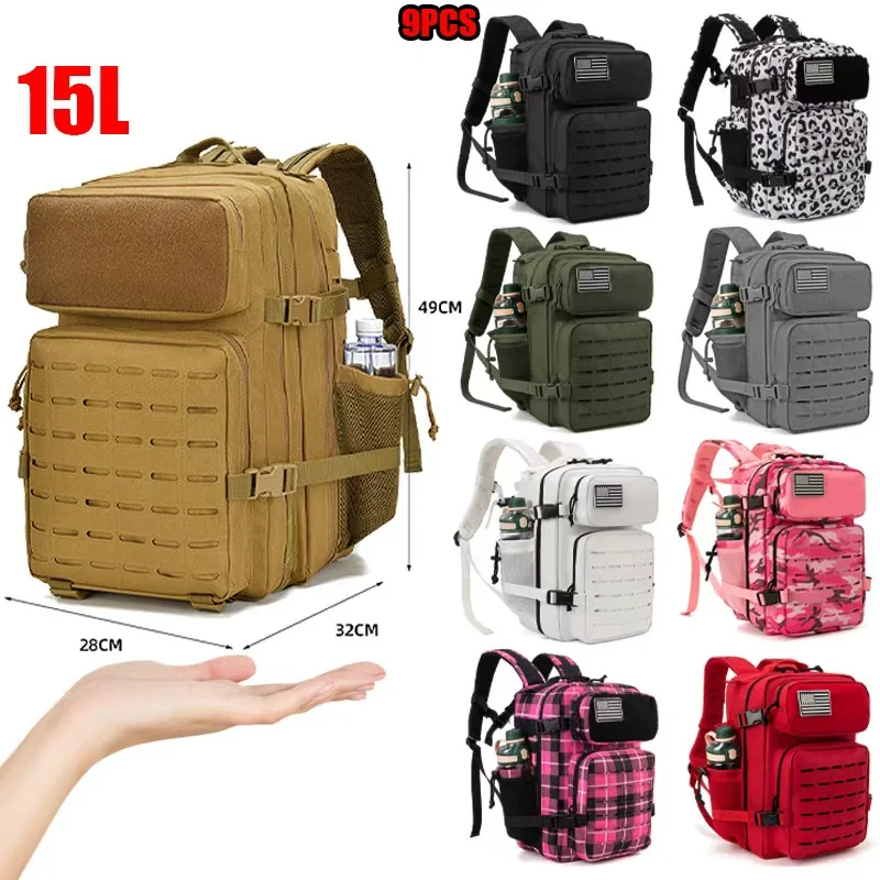 45L Tactical Backpack for Men and Women - Ideal for Outdoor Camping, Hiking, Survival, Travel and School