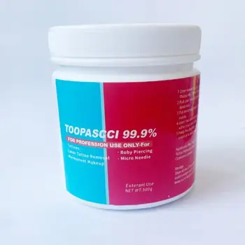 Nuova Crema per Tatuaggi TOOPASCCI 99.9% per Trucco Permanente, Bellezza Corpo e Viso, Microblading, Piercing, Sopracciglia, Labbra, Contorno Occhi 500g