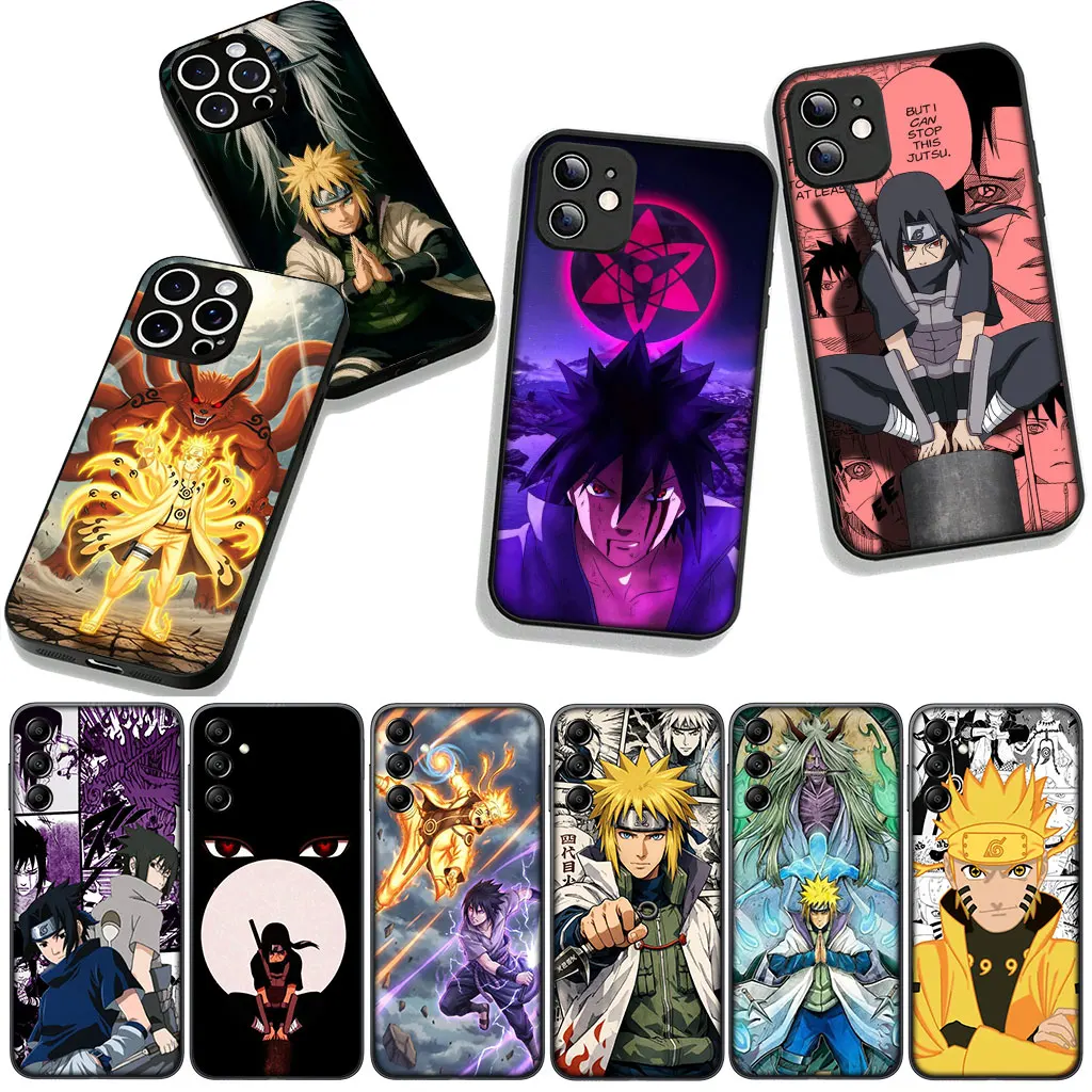 Namikaze Minato & Uchiha Sasuke Naruto Protective Phone Case