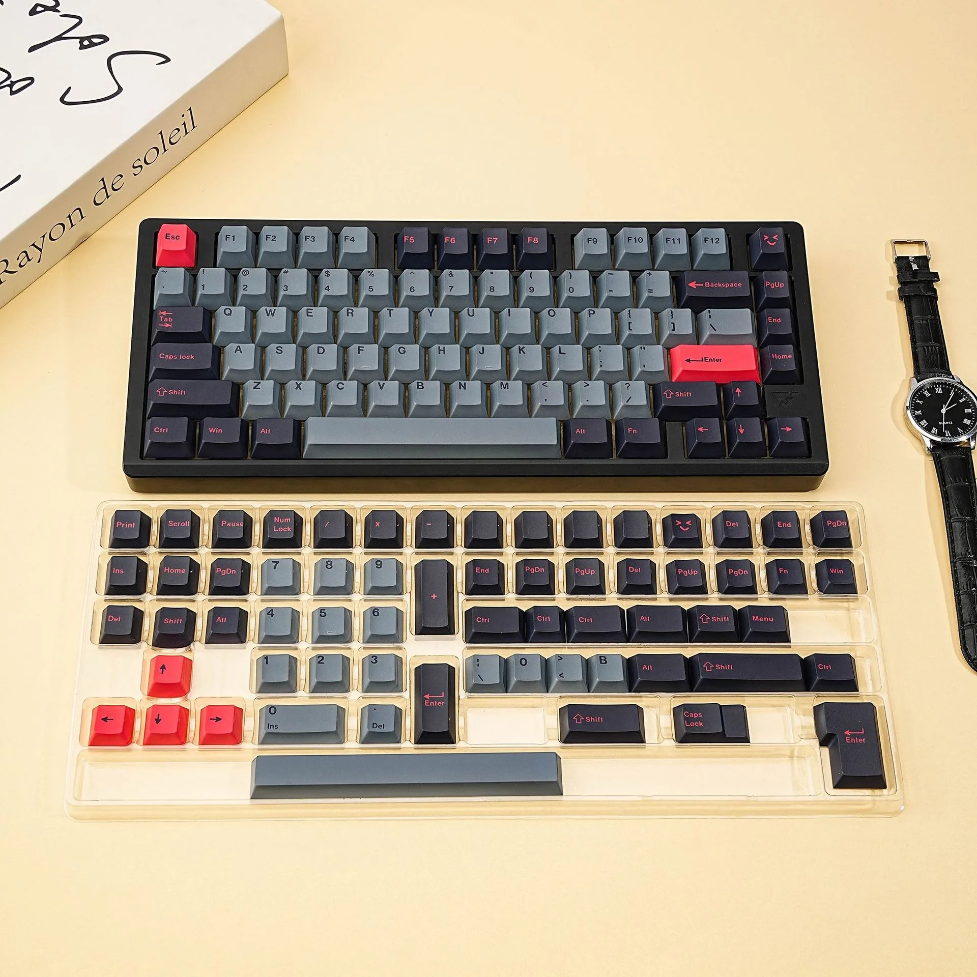 GMK 8008 기계식 키보드 키캡 7U ISO 스페인어 프랑스어 독일어 Abnt2 러시아어 한국어 아랍어 일본어 체리 프로파일 PBT 키캡