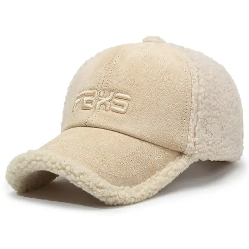 Winter Women's Hats Lamb Wool Warm Baseball Cap Fashion Personality Embroidery Hip Hop Party Caps For Men And Women Snapback Cap - Image 11