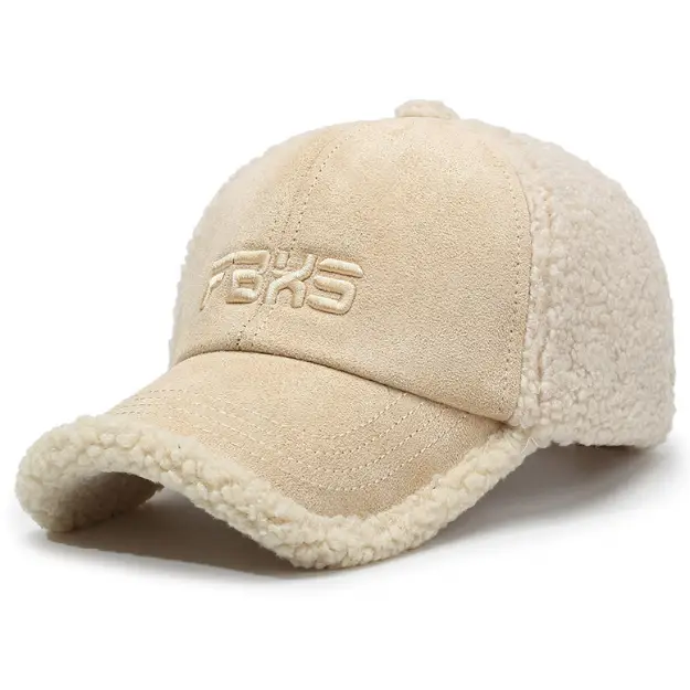 Winter Women's Hats Lamb Wool Warm Baseball Cap Fashion Personality Embroidery Hip Hop Party Caps For Men And Women Snapback Cap - Image 11
