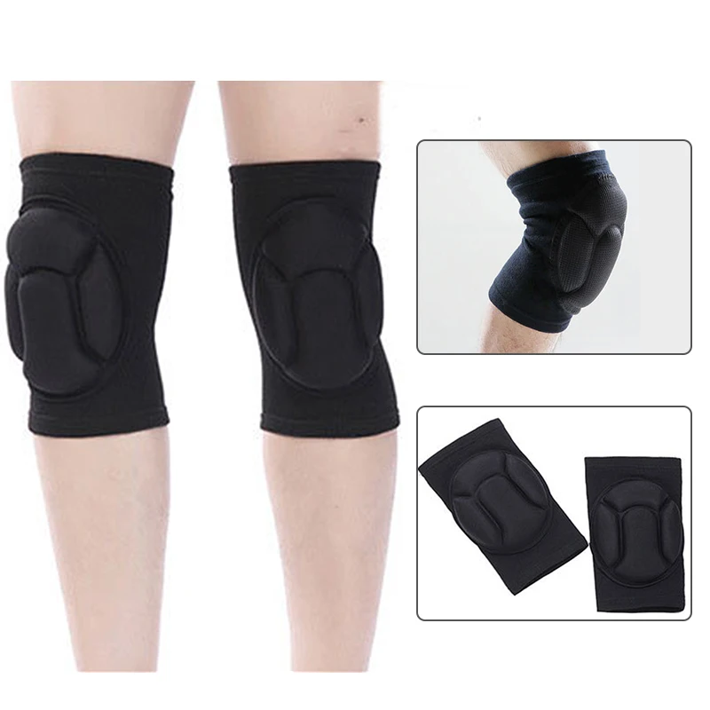 

1pair Thickened Sponge Sports Knee Pads Man Fitness Woman Dance Anti-Fall Anti-Collision Basketball Volleyball Football Tennis
