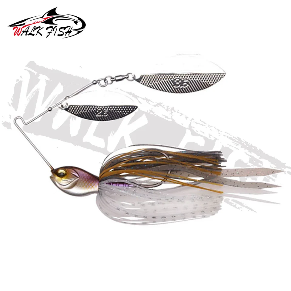 SPAZIERGANG FISCH 1PCS 18G Metall Köder Spinner Köder Harte Angeln Locken Swivel Wobbler Pesca Spinner Köder Spinnerbait Hecht fisch Tackle – Detail 7