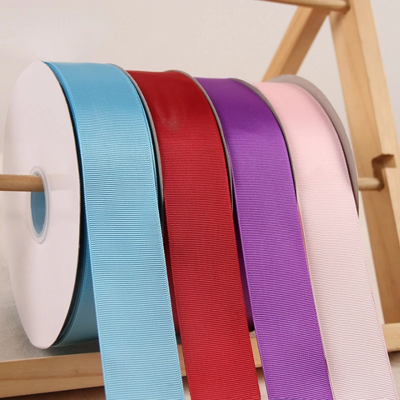 

4cm 91mlong Rib Band DIY Bow Hand Hair Ornament Ribbon Material Decorate Science Cake Shop Flowers Gifts Ties Home Decoration