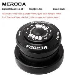 Premium Bicycle Headset for Enhanced Cycling Performance (Black - 44 - 44mm)