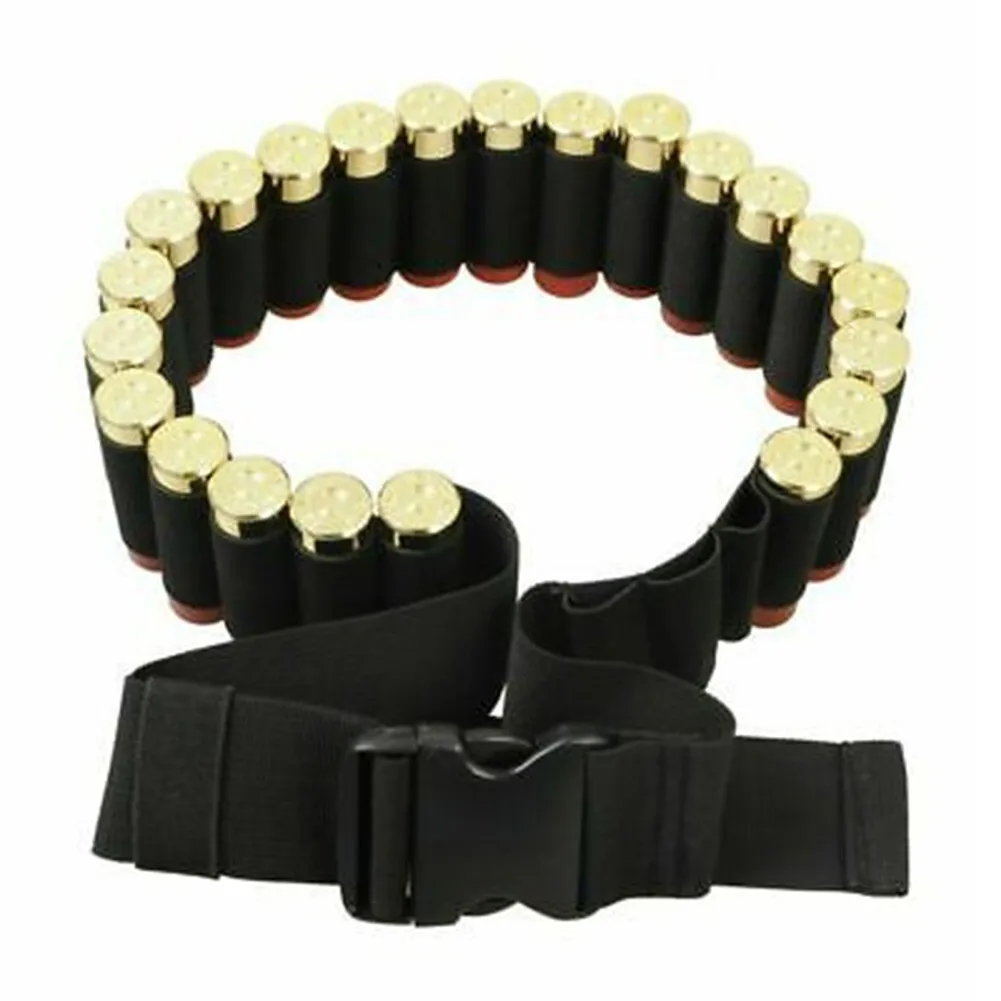 

25 Rounds Shotgun Bandoleer Bandolier For 12GA 20GA Shell Holder Ammo Belt Sling Adjustable Length Hunting Shooting Accessories