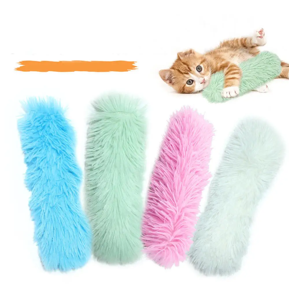 Cats Catnip Plush Toys Kitten Sleeping Pillow Funny Interactive Teeth Grinding Chewing Scratching Toys Pets Supplies Accessories