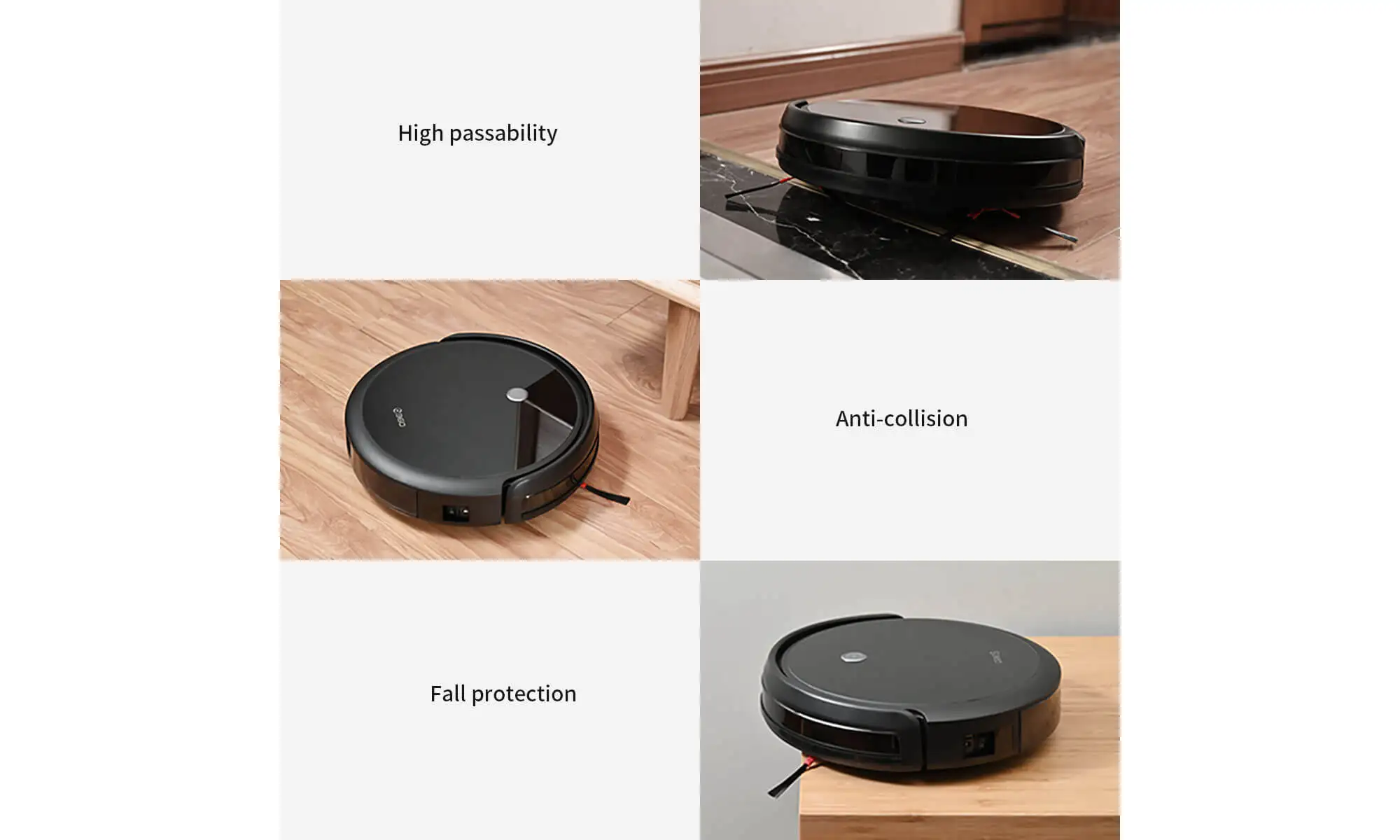 360 C50 Robot Vacuum Cleaner Home Housekeeping Appliances Wet Mop Water Tank Commercial AI Map Navigation APP Control