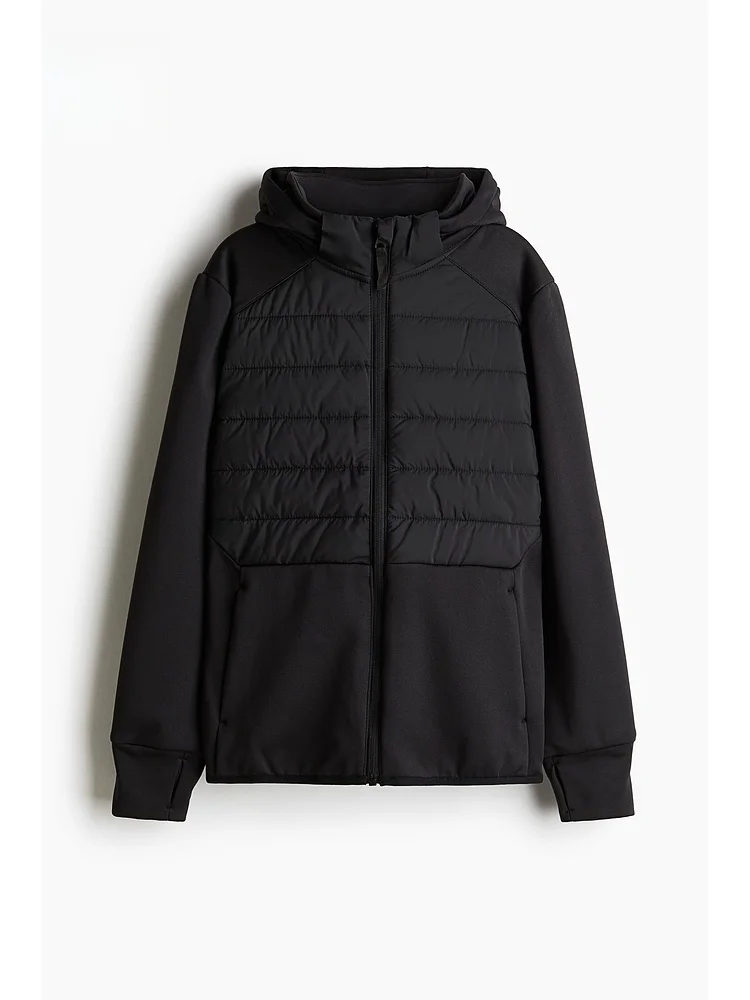 H&M 아동용 겨울 코튼 패딩 스탠드 칼라 스포츠 재킷 (남아용) 75 키즈 액티브웨어 캐주얼 패션