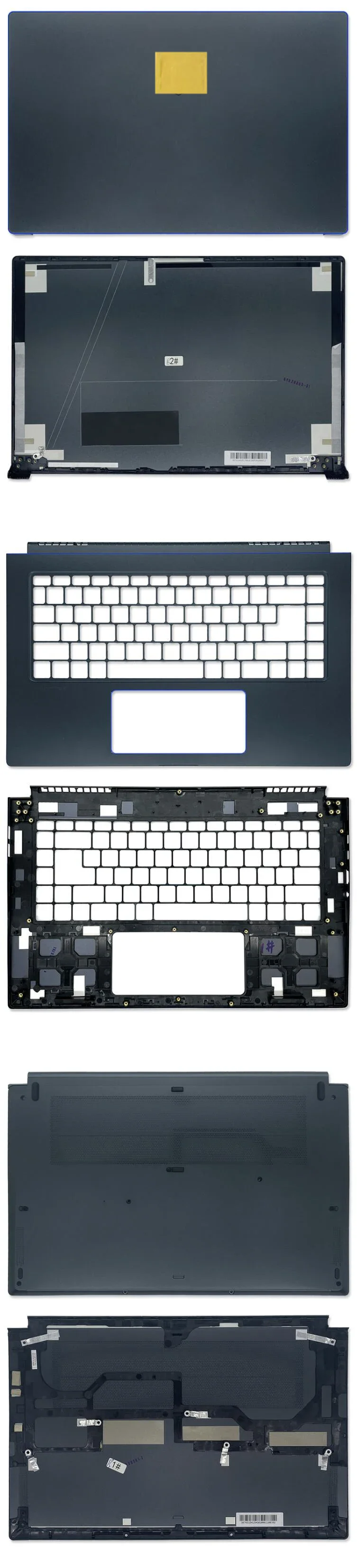 For MSI Prestige 15 MS-16S3 16S6 P15 top cover frame palm rest bottom shell screen back case bezel hinge upper lower cover