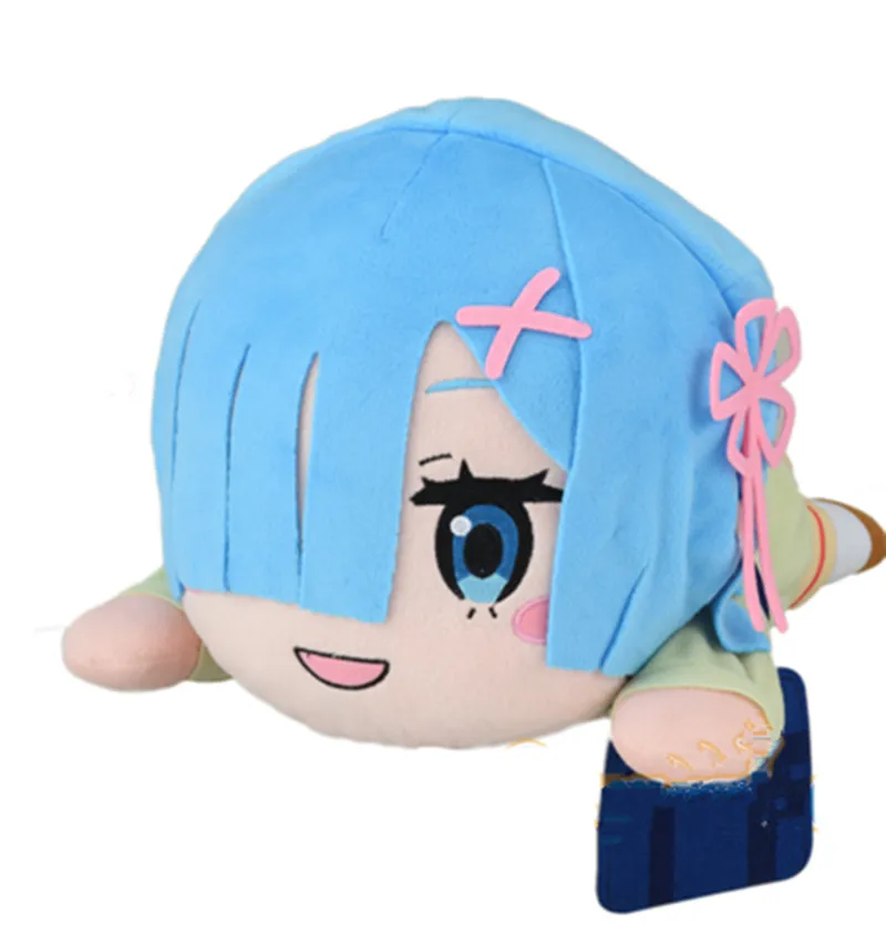 

New Kawaii Anime Re: Life in a Different World from Zero Lying Rem Kimono Plush 40CM Kids Stuffed Toys For Children Gifts