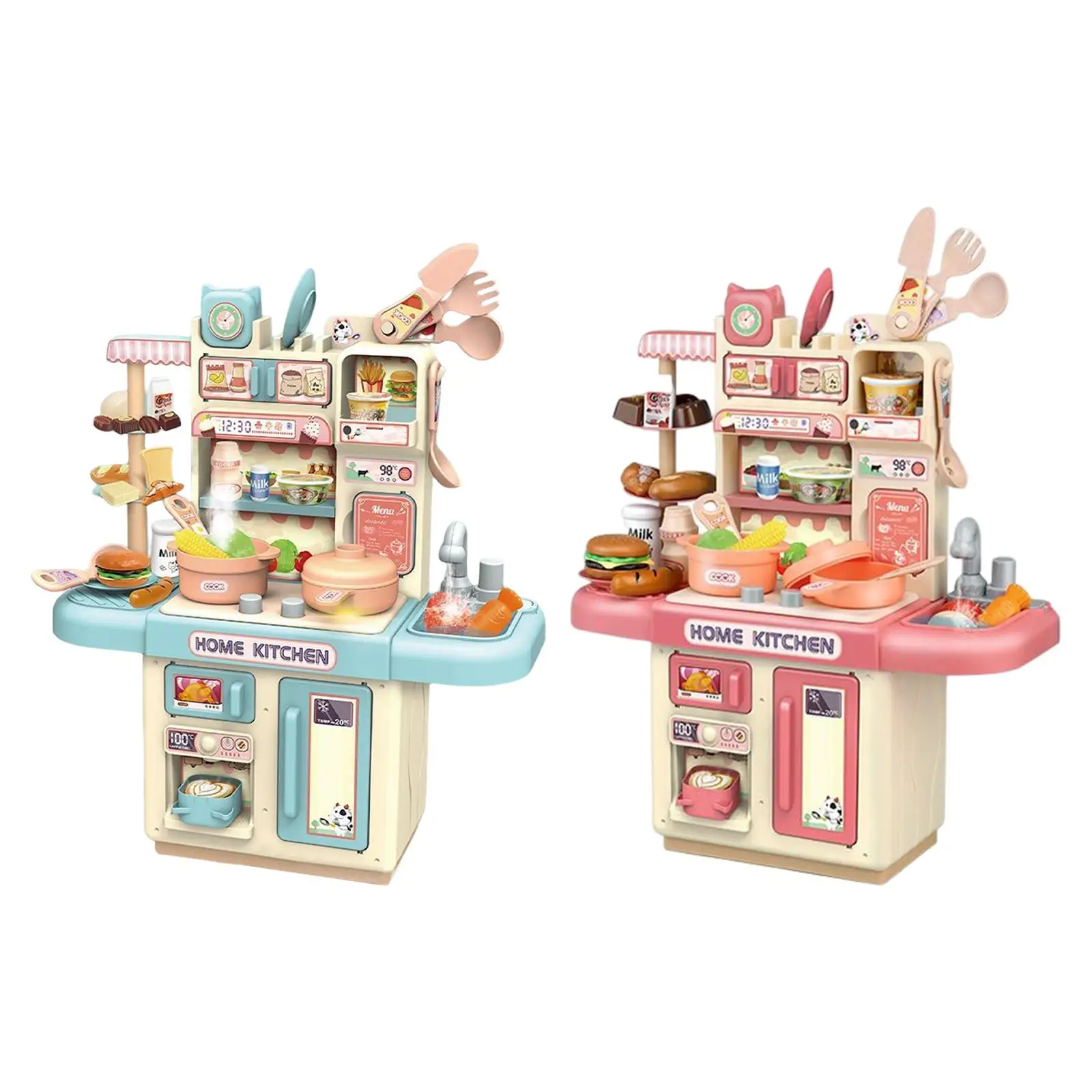 

Simulation Kids Kitchen Toys Fine Motor Skills with Cookware Accessories Role Play Cooking Learning Toys for Preschool Gifts