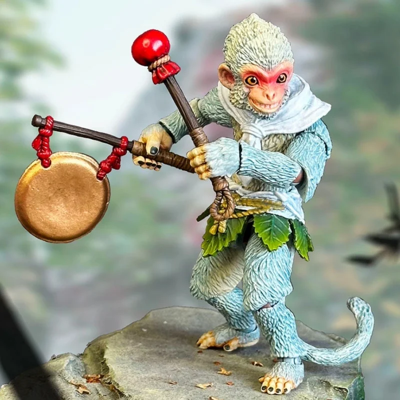 뉴 퓨리 토이즈 1/12 화국 산원숭이 액션 피규어 손오공 장 모델 키티 토이