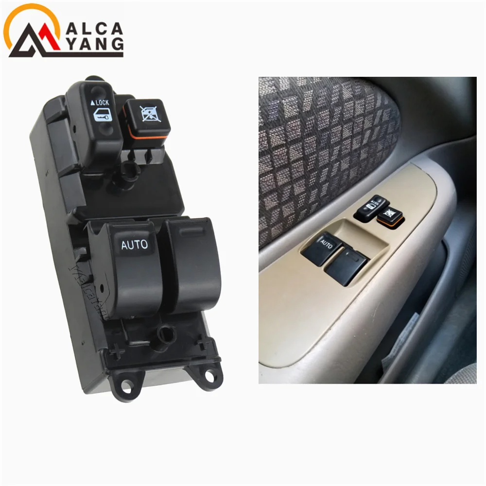 Electric Power Window Master Control Switch – For Toyota Echo 2000-2005 – Left Side, Push-Button, JDMSPEED
