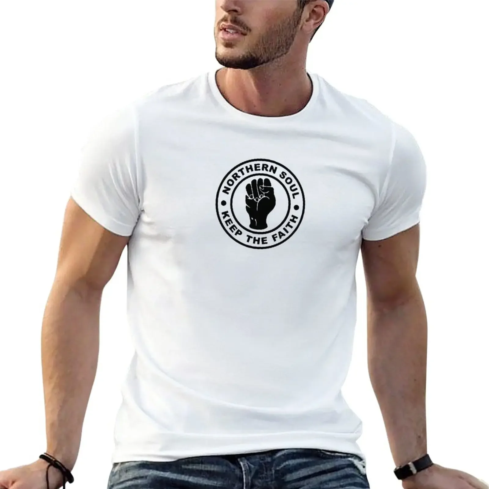 Camiseta Northern Soul para hombre, ropa bonita personalizada, de gran tamaño