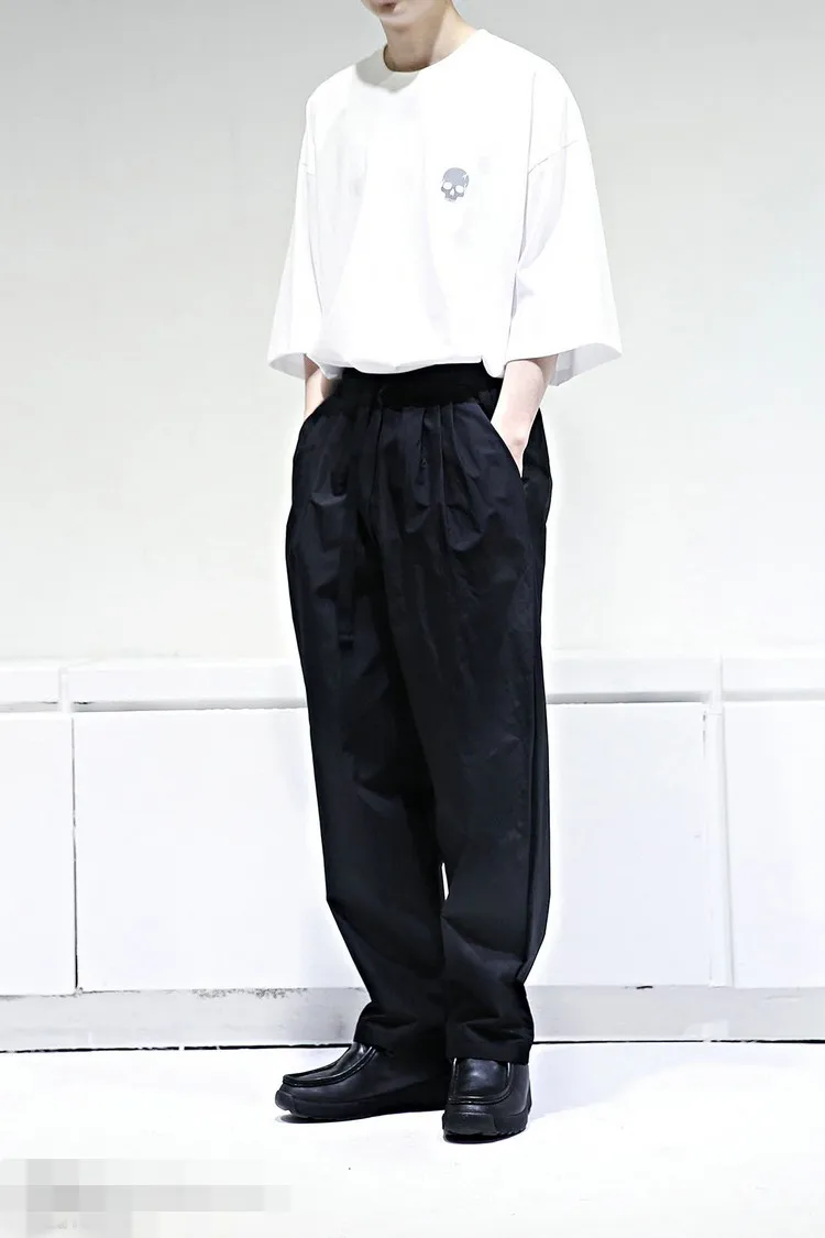 

Мужские Простые весенне-летние модные оригинальные мужские брюки большого размера простые повседневные брюки