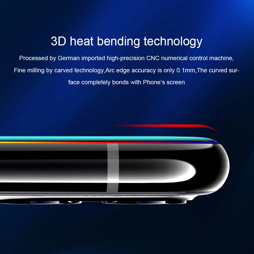 For Xiaomi Mi 11 Nillkin 3D CP+ MAX Screen Protector Anti-glare 9H Explosion-Proof Full Coverage Tempered Glass Screen Film