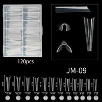 New 150pcs Dual Forms Nail Mold with Edges Inside Acrylic False Nails Tips Quick Building Gel Mold Extension Top Upper Forms 2