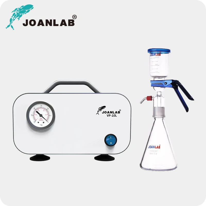 JOAN LAB Oilless Diaphragm Portable Vacuum Pump for Laboratory Use