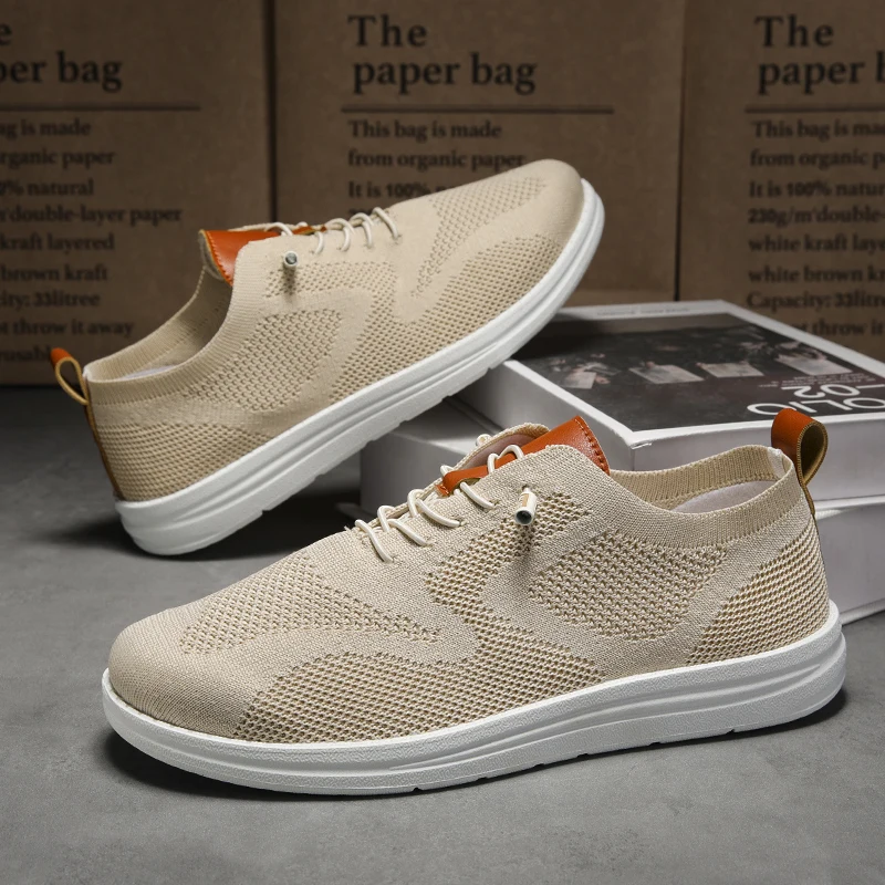 أحذية جري شبكية كاجوال رجالية فخمة