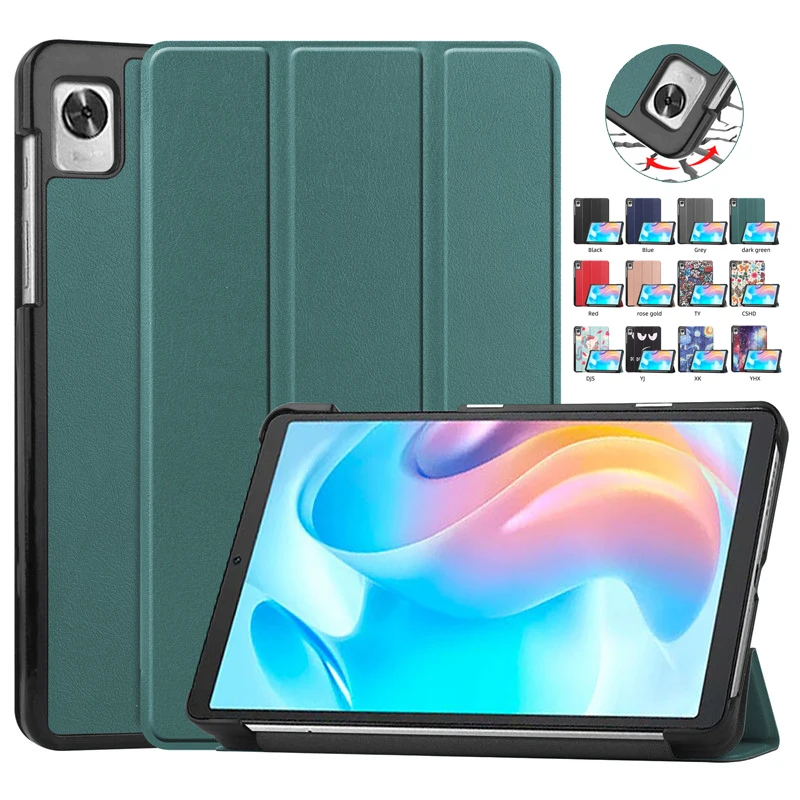 Per Realme Pad Realmepad Mini Case 8.7 Pollici 2022 Supporto Ripiegabile Magnetico Rigido Pc Posteriore Tablet Shell Per Realme Pad Mini Cover