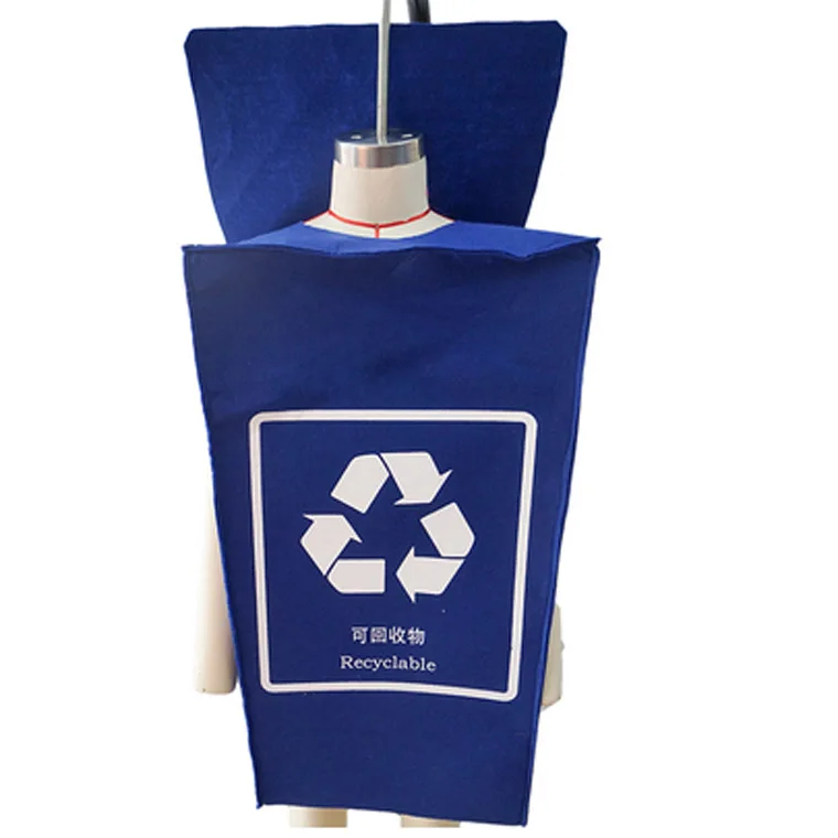 Parent-child Environmental Protection Garbage Bin Dolls Adult Models Fashion Show Garbage Classification Performance Costumes