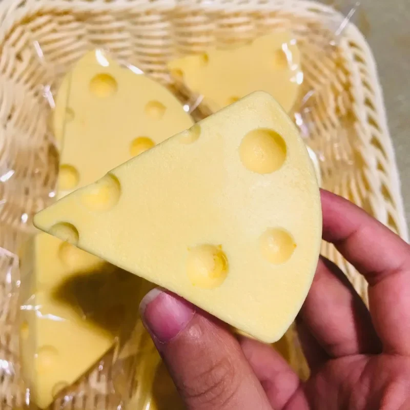 Sticky Cheese Slow Rebound Kneading Fidget Toy Squid Slowly Rising