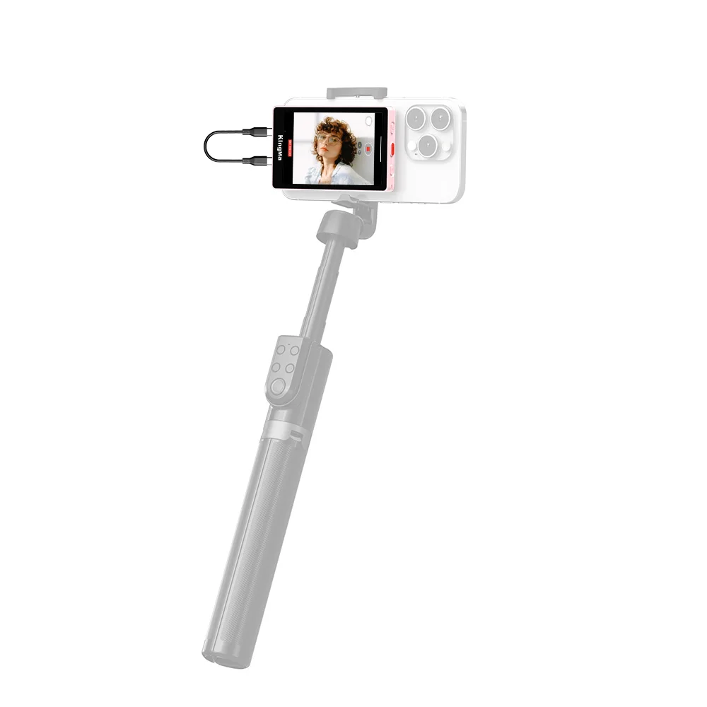 Kingma Phone Vlogging Monitor 4K 30fps Video Casting Built-in