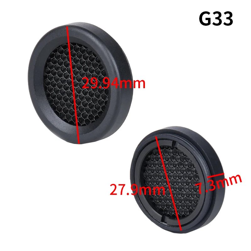 Red Dot Sight WADSN Sight Scope Airsoft Accessories Mesh Protector Cover for G33 G43 4X FXD Magnifier T-1 T-2 M2 M4 Red Dot Sight Killflash