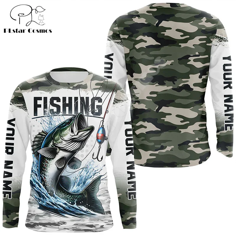 Custom Name Animal Fishing Mahi Graffiti Fish Tattoo Retro Tracksuit Vintage 3DPrint Pullover Harajuku Casual Hoodies Jacket J15