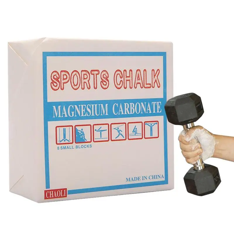 1Box Weight Lifting Sports Chalk Magnesium Gymnastic Sport Climbing Gym Magnesium Block Barbell Fitness Training 2