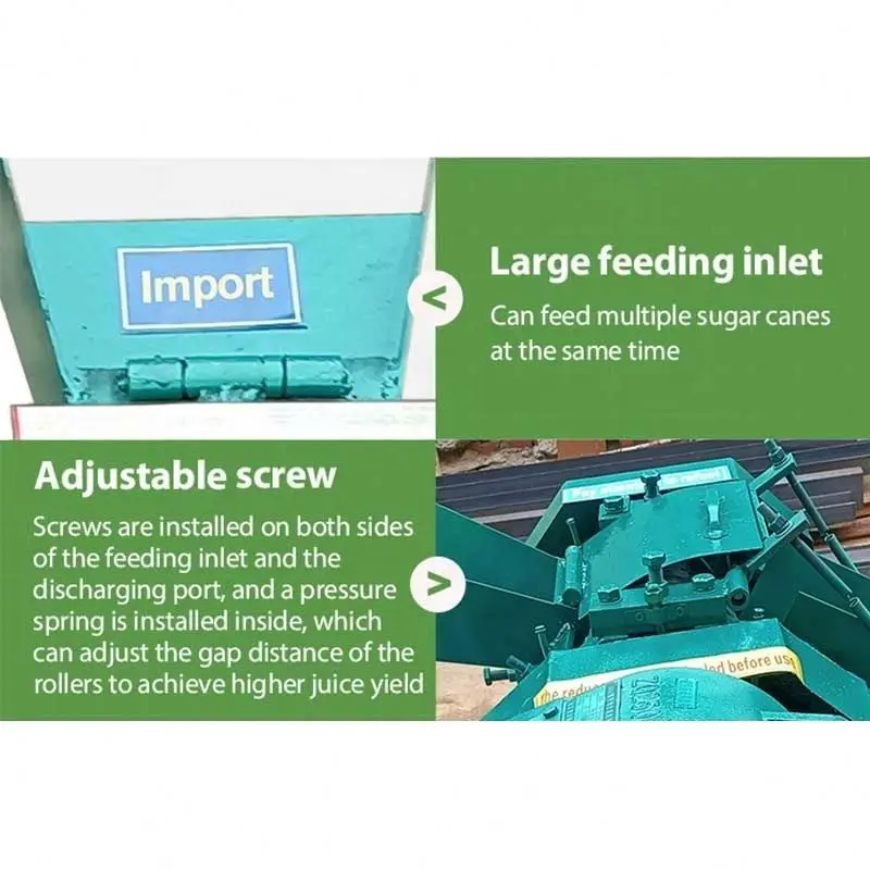 Heavy Duty Big Sugarcane Crusher Sugar Suger Cane Juice Extractor Electrical Juicer Milling Diesel Crush Machine 6