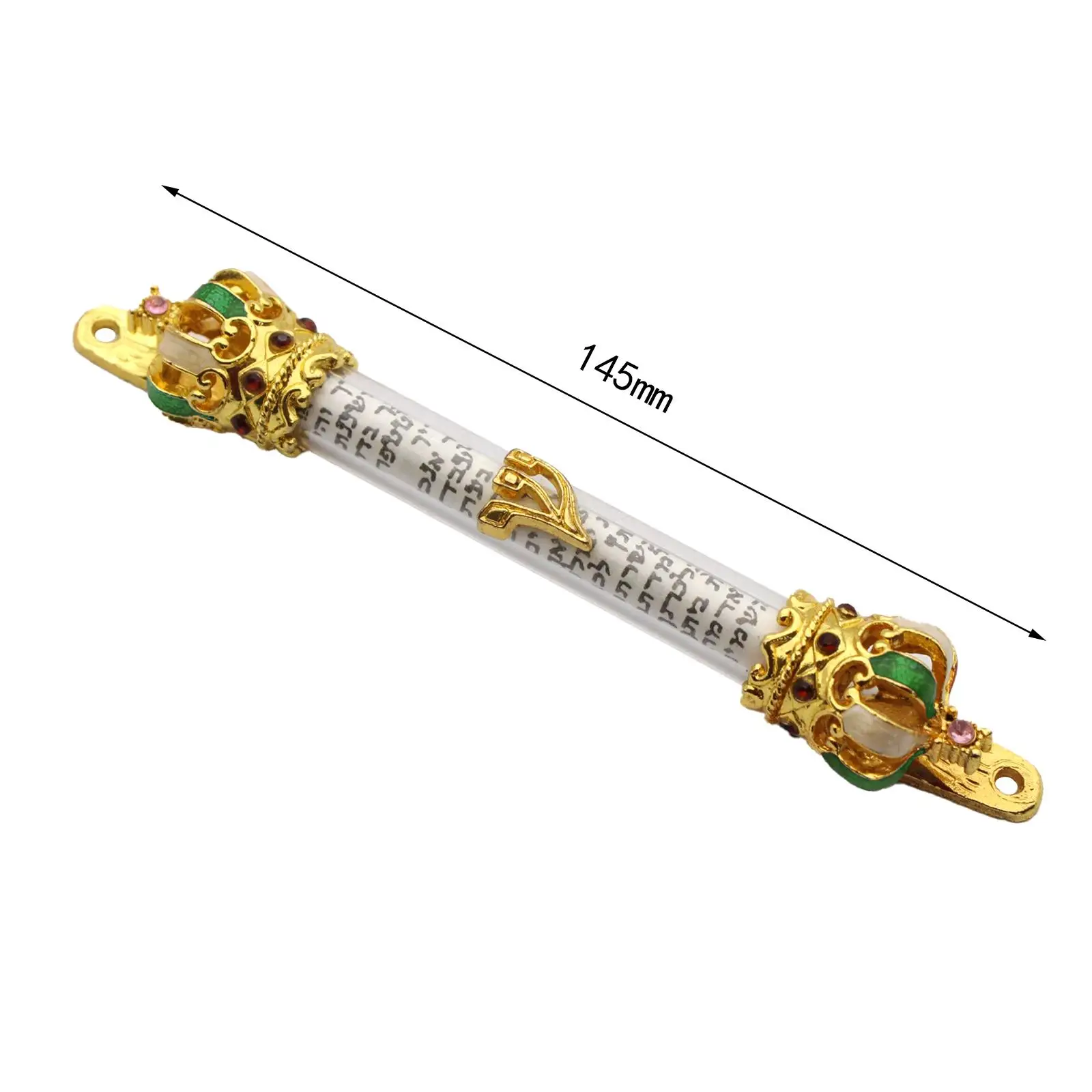 Door Mezuzah Metal Case Mezuza Hannukah Decoration Gifts Home Retro Alloy