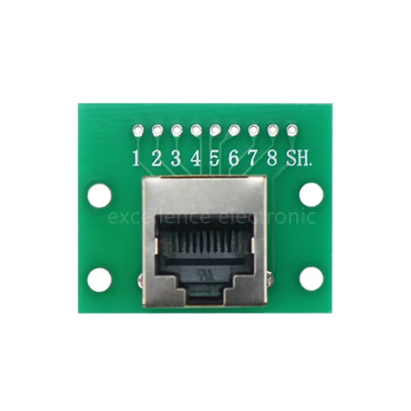 Placa Adaptadora RJ45 Triple - 3 Puertos Hembra Para Pruebas De Red, Mantenimiento Y Conexión Múltiple