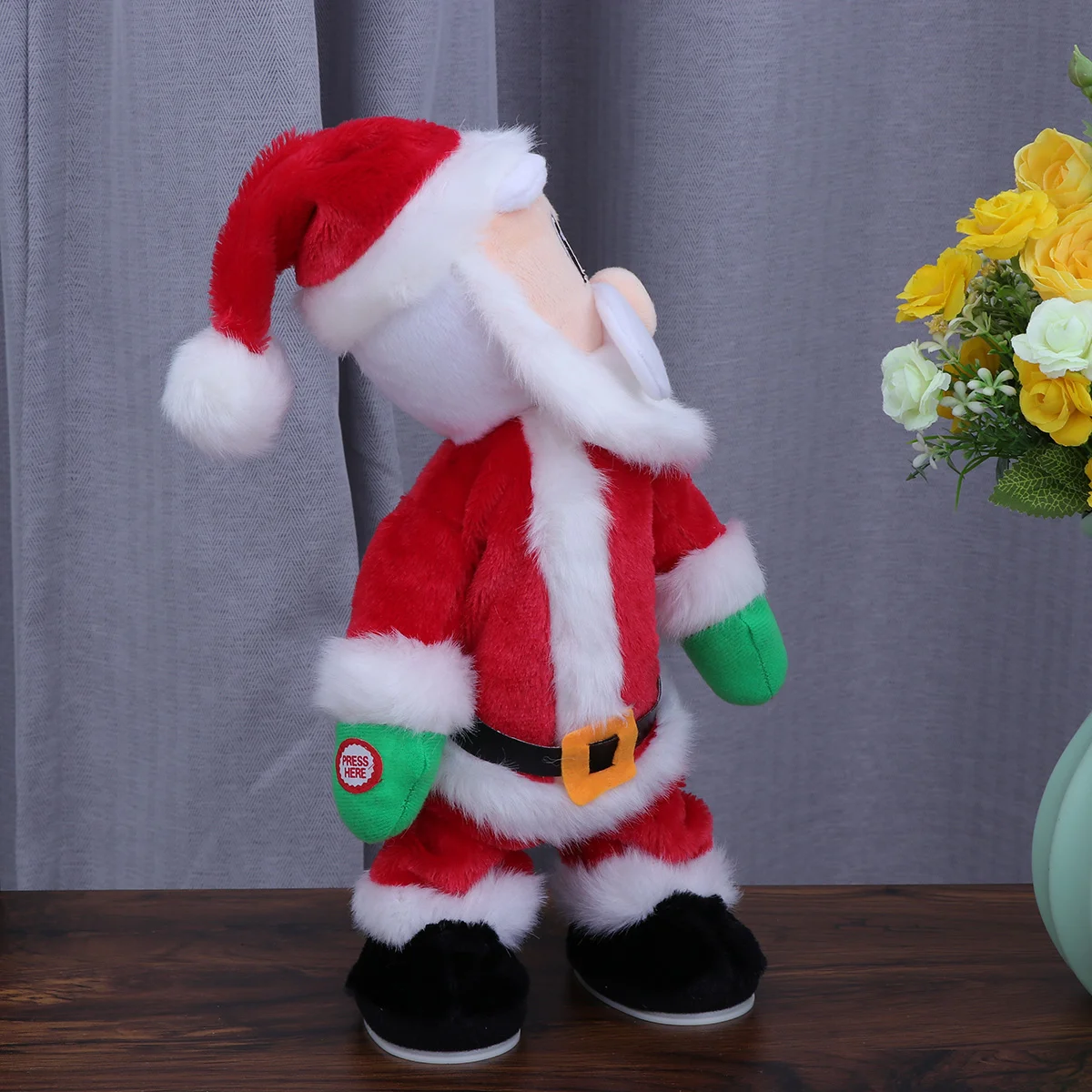 

Santa Claus Figure Twisted Wiggle Hip Twerking Shaking Hips Christmas Santa Claus Electric Kids Xmas Holiday English