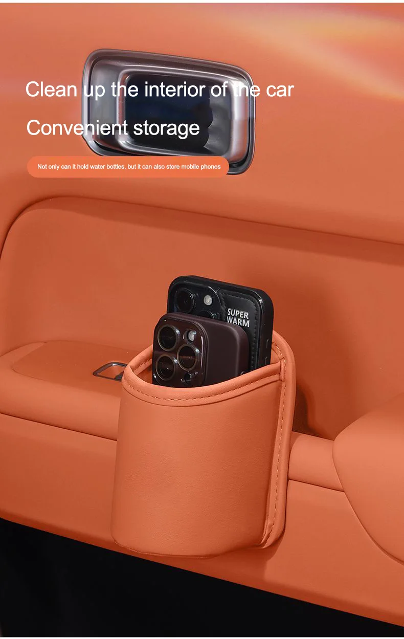 Aston Martin Lederen Opbergbox - Afmetingen en passing in de deurhouder