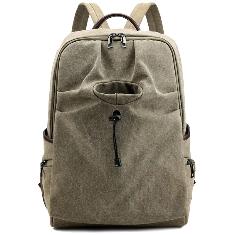 

Холщовый вместительный рюкзак для студентов, дорожная женская сумка для компьютера, Повседневная армейская сумка для чайник