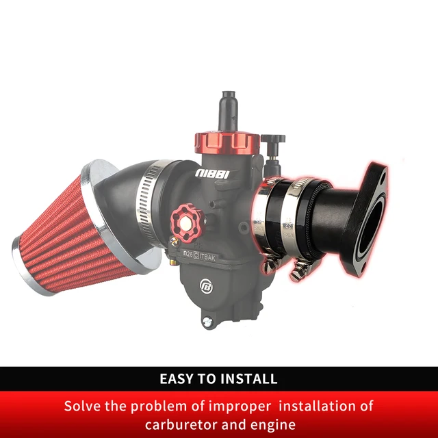 48mm Flange Adapter Carb Manifold Intake Boot For PWK 28mm 30mm Carburetor NEW E - Foto 9