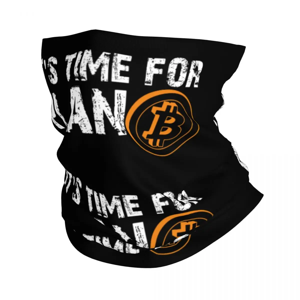 

It's Time For Plan Bitcoin BTC Winter Headband Neck Warmer Tube Scarf Cryptocurrency Blockchain Face Bandana Gaiter