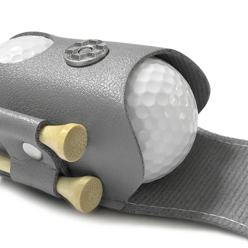 Golf Ball Pouch Bag Holds 2 Balls With 2 Tees