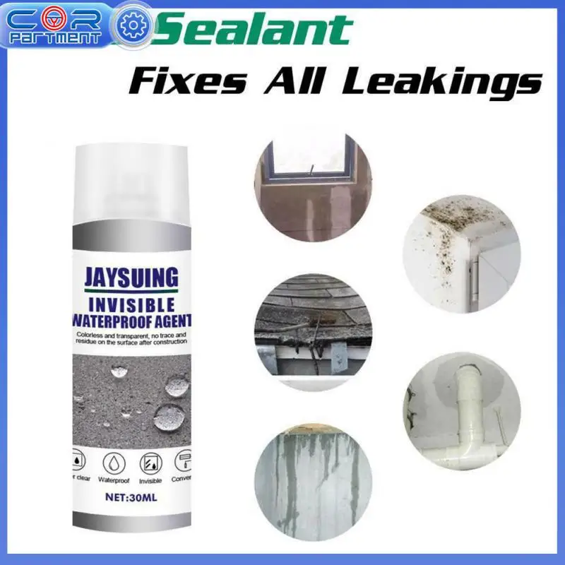 

Hot Mighty Adhesive Sealant Spray Coating Liquid Waterproof Mighty Binding Spray Leak Water Seepage Repair Sealer Stopper