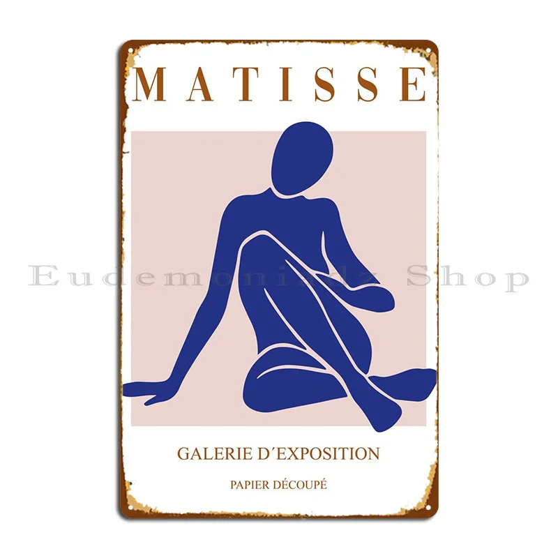 

Henri Matisse Metal Sign PaintingClub Club Bar Create Cinema Tin Sign Poster