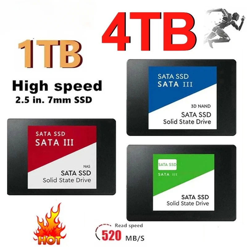 

SSD Drive HDD 2.5 Hard Disk SSD 120GB 240GB 1TB 512GB 2TB 256GB HD SATA Disk Internal Hard Drive for Laptop Computer